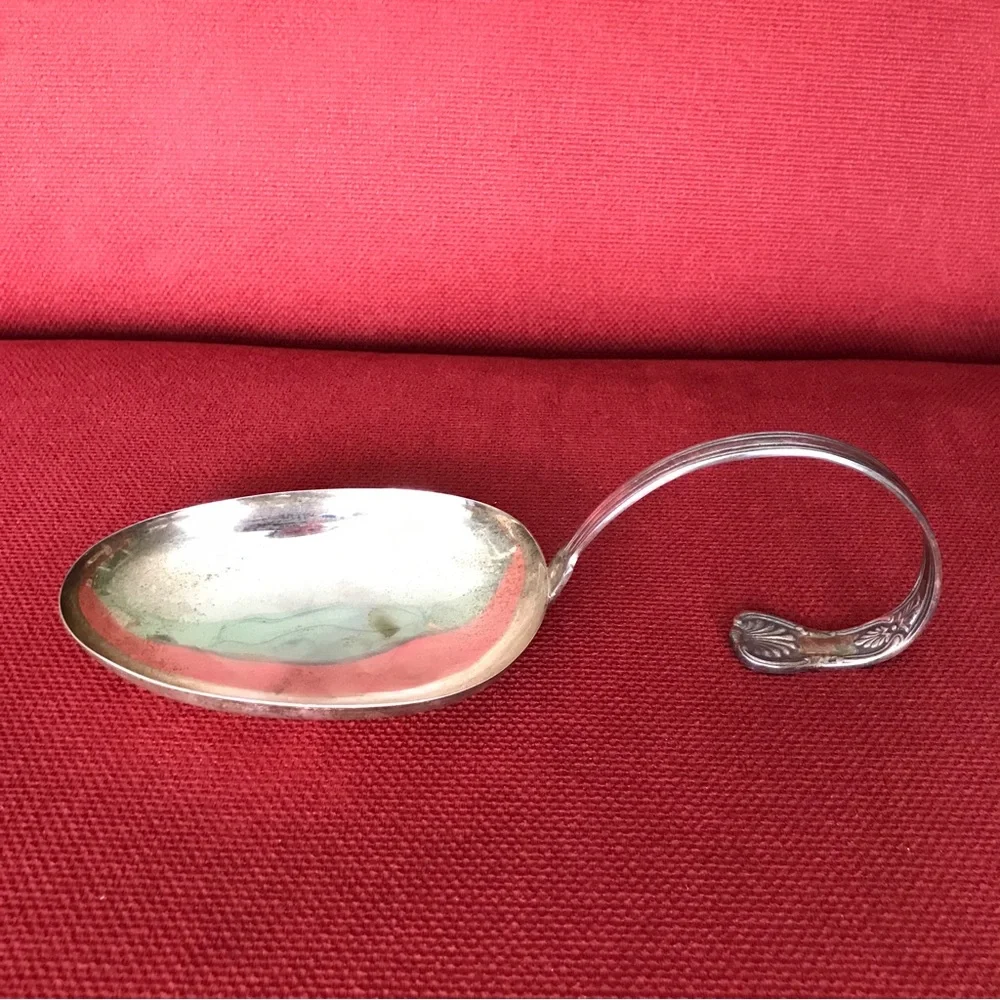 Z Gallerie Silver Appetizer Spoon